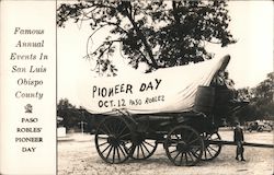 Conestoga Wagon, Paso Robles' Pioneer Days Postcard