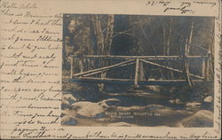 Rustic Bridge Postcard