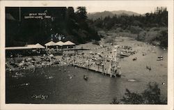 Beach Scene Guernewood Park Postcard