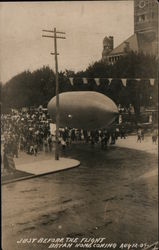 Early Aviation: Airship, Just Before the First Flight Bryan Homecoming Postcard