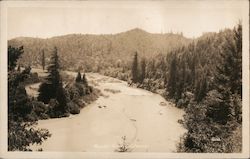 Russian River Covered in Snow Postcard