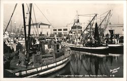 Fisherman's Wharf Postcard