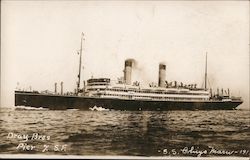 SS Chiyo Maru Postcard