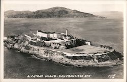 Alcatraz Island San Francisco Bay Postcard