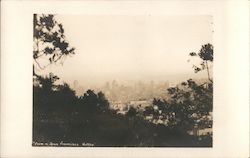 From a San Francisco Hilltop Postcard