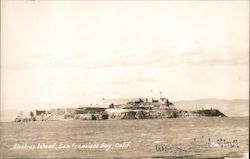 Alcatraz Island, San Francisco Bay Postcard