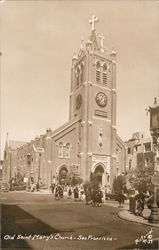 Old Saint Mary's Church Postcard