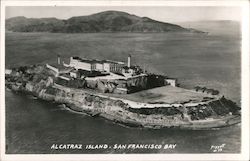 Alcatraz Island. San Francisco Bay Postcard