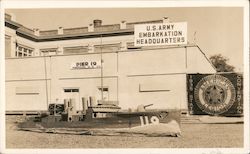 1935 American Legion Convention U.S. Army Embakation Headquarters Pier 19 Postcard