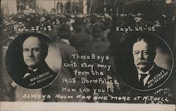 Taft and Bryan Presidential Campaign, Corn Palace Festival Postcard
