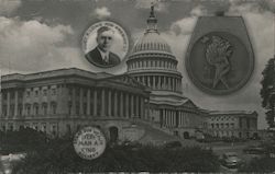 Huey P. Long For President Postcard