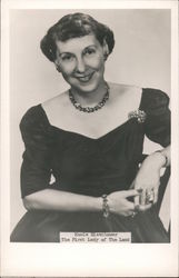 Mamie Eisenhower - The First Lady of the Land Women Postcard Postcard Postcard