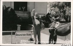 Scram! Divorces are not granted to Democrats here. Postcard