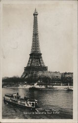 The Eiffel Tower Paris, France Postcard Postcard Postcard