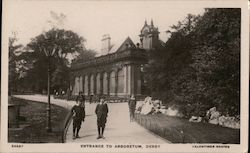 Entrance to Arboretum Postcard