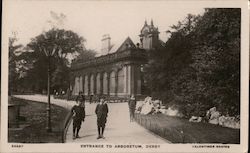 Entrance to Arboretum Derby, England Postcard Postcard Postcard