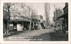 Remnant of the Days of 1849 Postcard