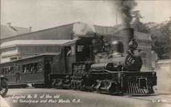 Engine No. 8 of hte Old Mt. Tamulpais and Muir Woods R.R. Postcard