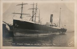 Steamer "Lansing" at the Dock Postcard