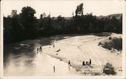 River Bathing Near Watsonville Postcard
