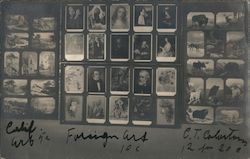 Display of Postcards Postcard