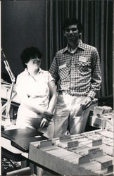 Postcard Dealers Richard and Brenda Musante, 1981 Postcard