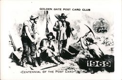 Centennial of the Post Card, 1969 - Golden Gate Post Card Club Postcard