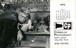 Scene from Handy Andy - Will Rogers Postcard