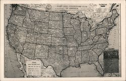 Lucky Card Records Map, Post Card Collectors of America Post Card Clubs, Collecting, Deltiology Postcard Postcard Postcard