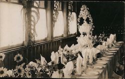 Wedding Cake, Reception Table Postcard