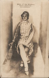 Queen of the Oklahoma Peace Officers Association Postcard