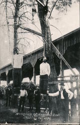 1892 Lynching of Ruggles Brothers Redding, CA J.G. Franklin Postcard Postcard Postcard