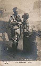 "Jim Stay With You" - The Squawman, Act III Postcard