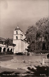 The Old Mission Santa Barbara, CA Postcard Postcard Postcard