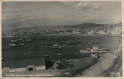 Vista de la Bahia Valparaiso, Chile Fot. Mora Postcard Postcard Postcard