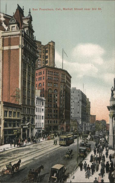 Market Street Near 3rd St. San Francisco California
