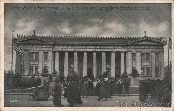 Ohio State Building at Pan-Pac Int. Expo 1915 San Francisco California