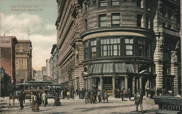 Powell and Market Street San Francisco California