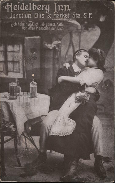 Prince Karl Heinrich and Kathie in Old Heidelburg Inn San Francisco California