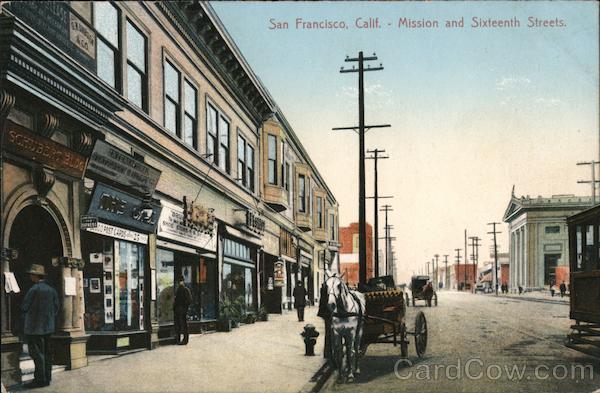 Mission and Sixteenth Streets San Francisco California