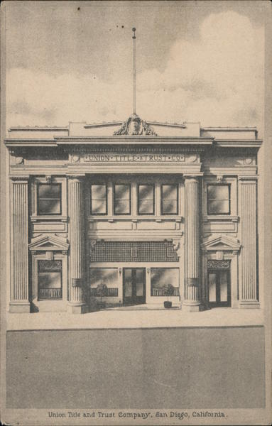 Union Tile and Trust Company San Diego California