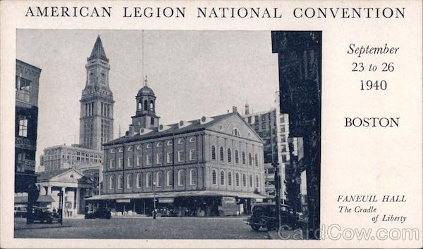 American Legion National Convention - Faneuil Hall Boston Massachusetts