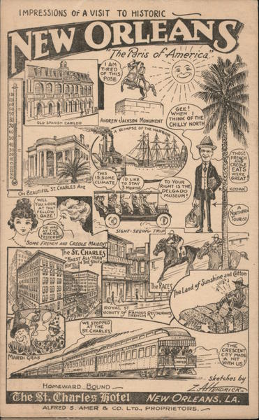 Impressions of a visit to historic New Orleans Louisiana