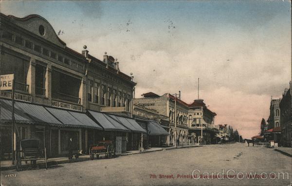 7th Street, Principal business street Hanford California
