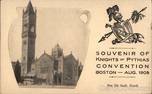 Souvenir of the Knights of Pythias Convention Boston Massachusetts