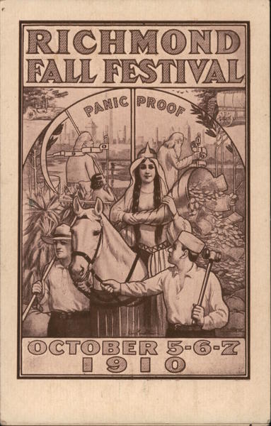 Richmond Fall Festival October 5-6-7 1910 Indiana