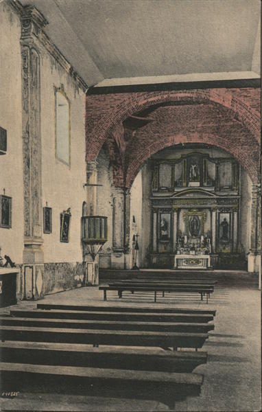 Interior, San Luis Rey Mission Oceanside California