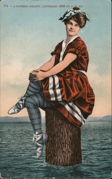 A bathing beauty Women