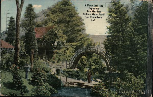A peep into the Japanese Tea Garden Golden Gate Park San Francisco California