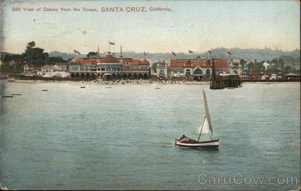 View of Casino from the Ocean Santa Cruz California